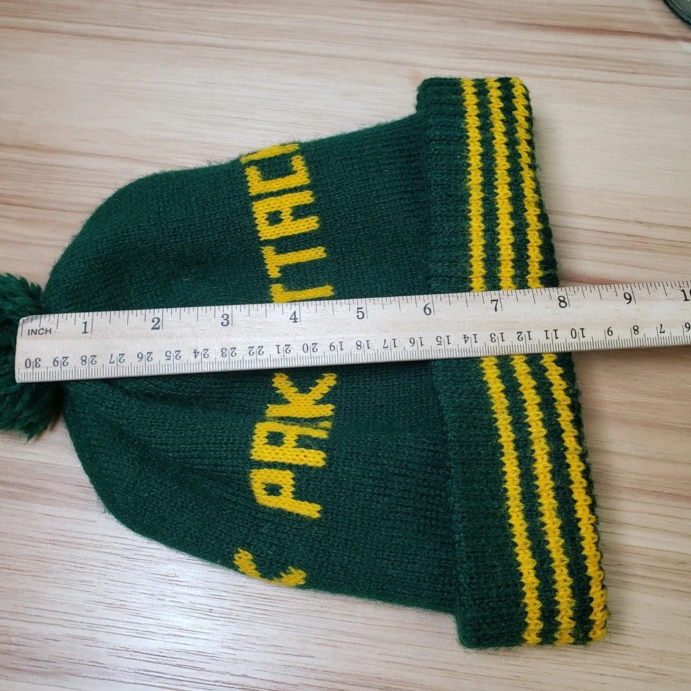 Pack Attack Green Bay Packers Knit Beanie‎ Cap Green Gold Winter Hat NFL